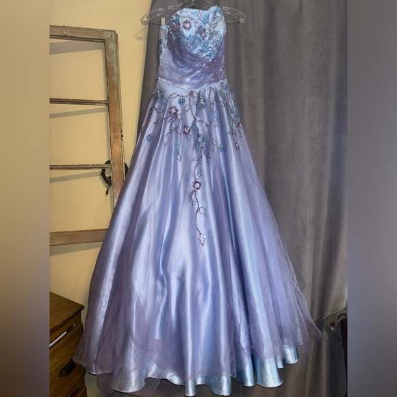 Strapless NINA CANACCI prom dress - Picture 5 of 7